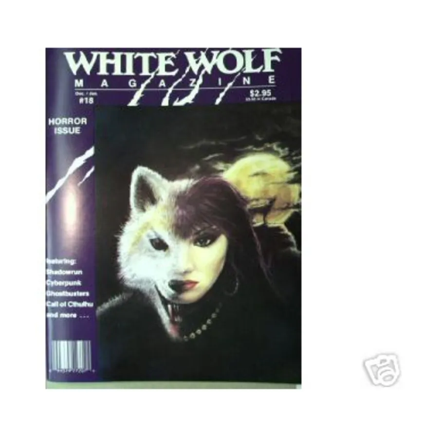 

Журнал #18 "Shadowrun Adventure, Call of Cthulhu Adventure", White Wolf Magazine