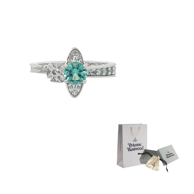 

Vivienne Westwood Кольца Recycled Silver With Cubic Zircon для женщин, серебро