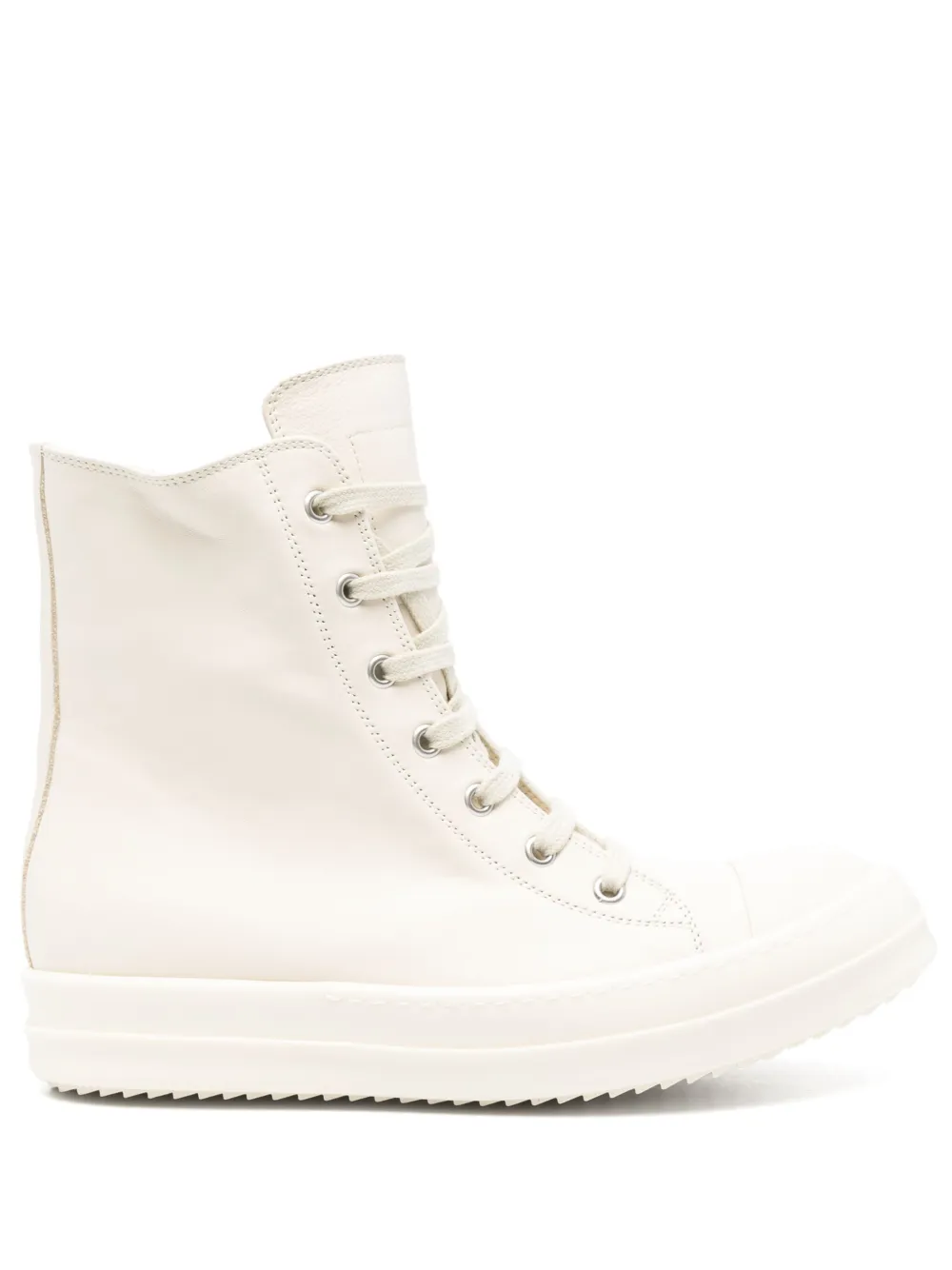 Кожаные кроссовки Rick Owens, нейтральный