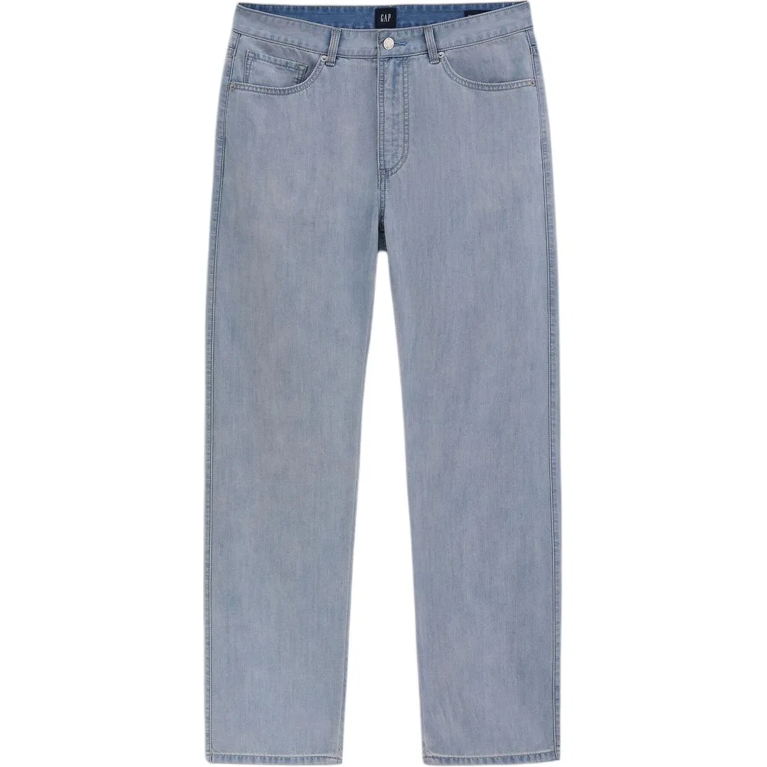 Джинсы мужские moderate straight fit GAP, Blue Washed — фото 4