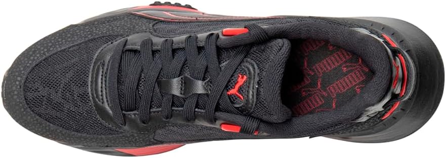 Мужские винтажные кроссовки PUMA Wild Rider, черный/красный — фото 4