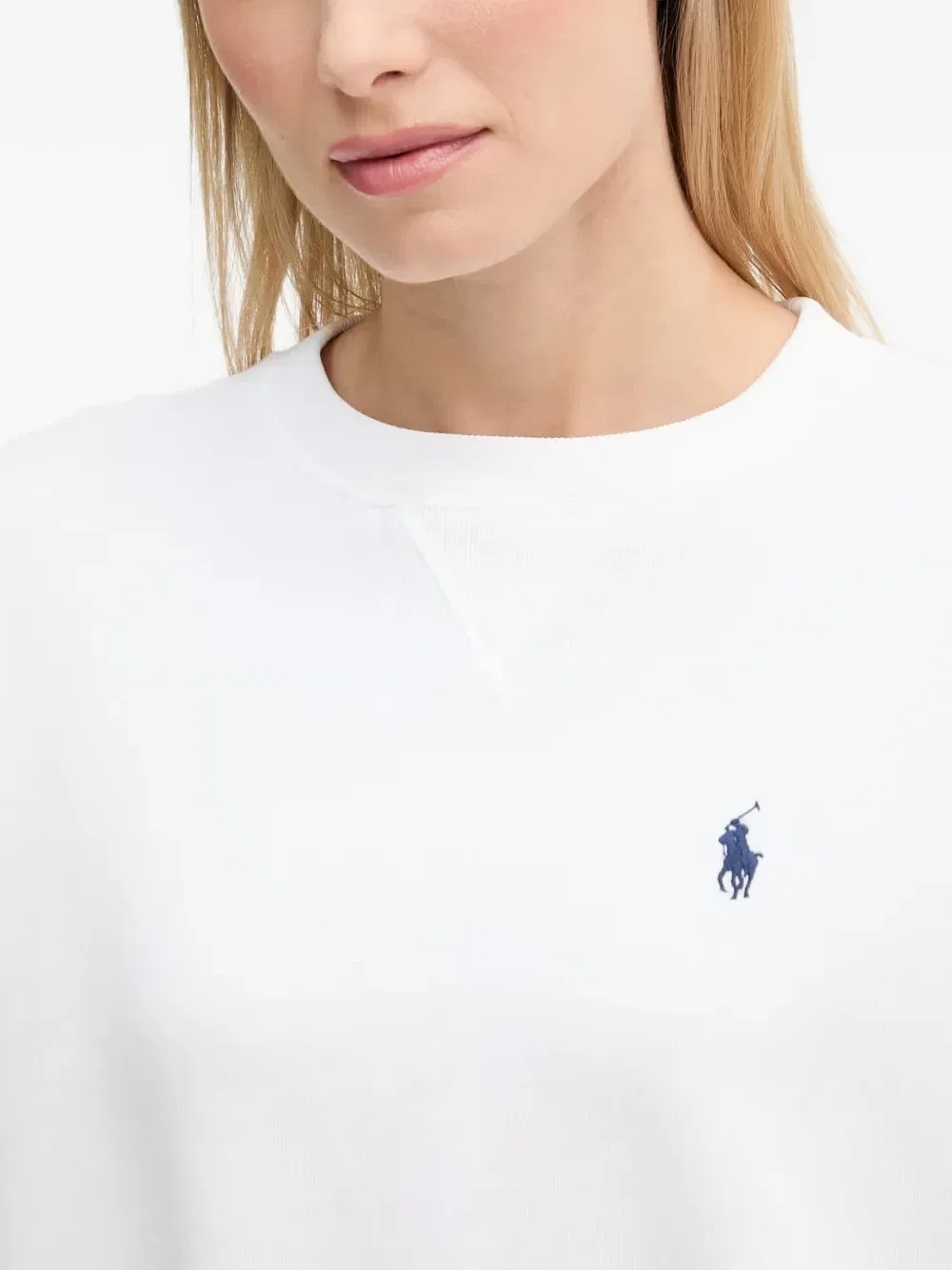Толстовка с логотипом POLO RALPH LAUREN, белый — фото 4