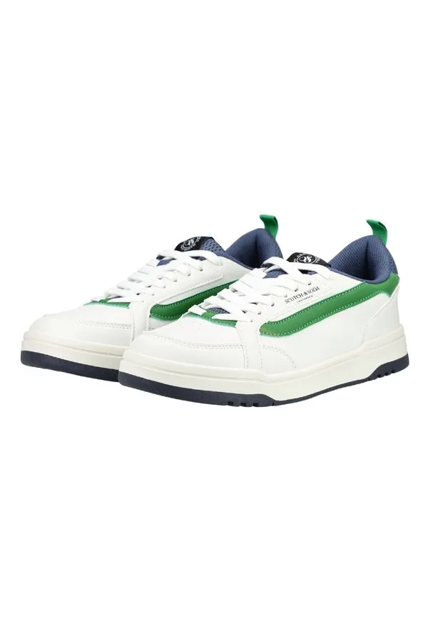 Тренеры краута бело-зеленые Scotch & Soda, White-Green — фото 2