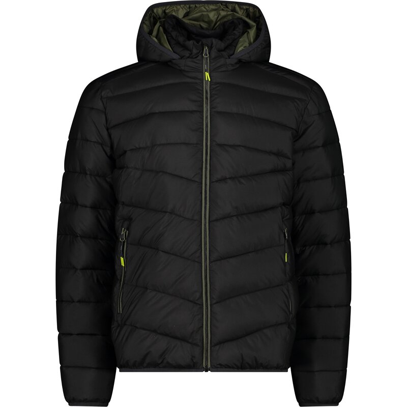 

Куртка мужская с капюшоном и кнопками Cmp, цвет nero mel.