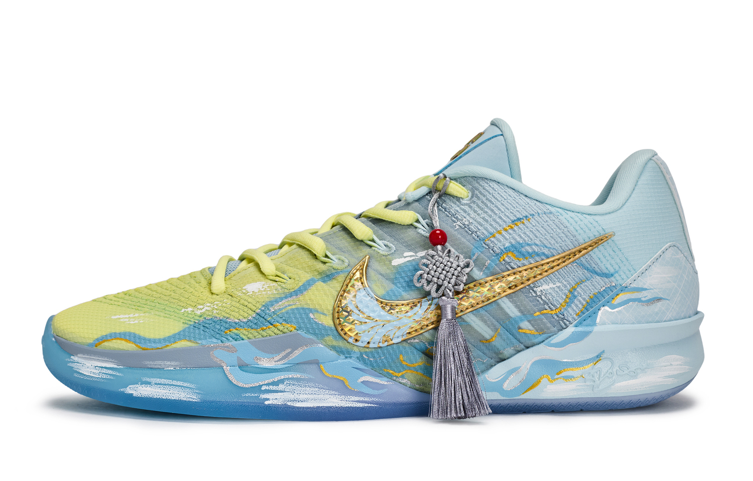 

Sabrina 3 811 Manufacturing, Cloud Swift As Wind Abrasion Resistant Low top Basketball Shoes Unisex Nike, желтый синий оранжевый