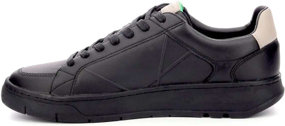 Кроссовки Kickers Tally унисекс низкие, Black, Beige, Green — фото 4
