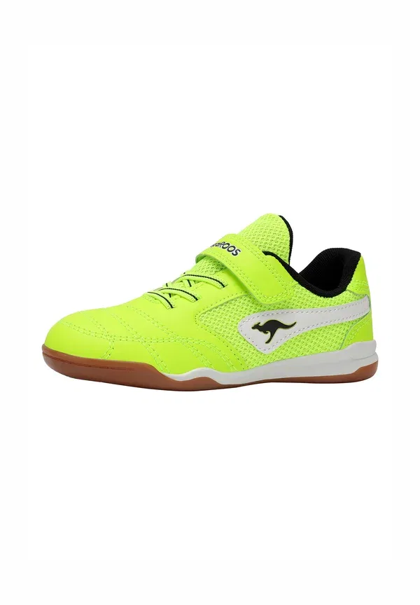 Кроссовки Kangaroos K braceyard ev trainers, неоново-желтый/черный — фото 2