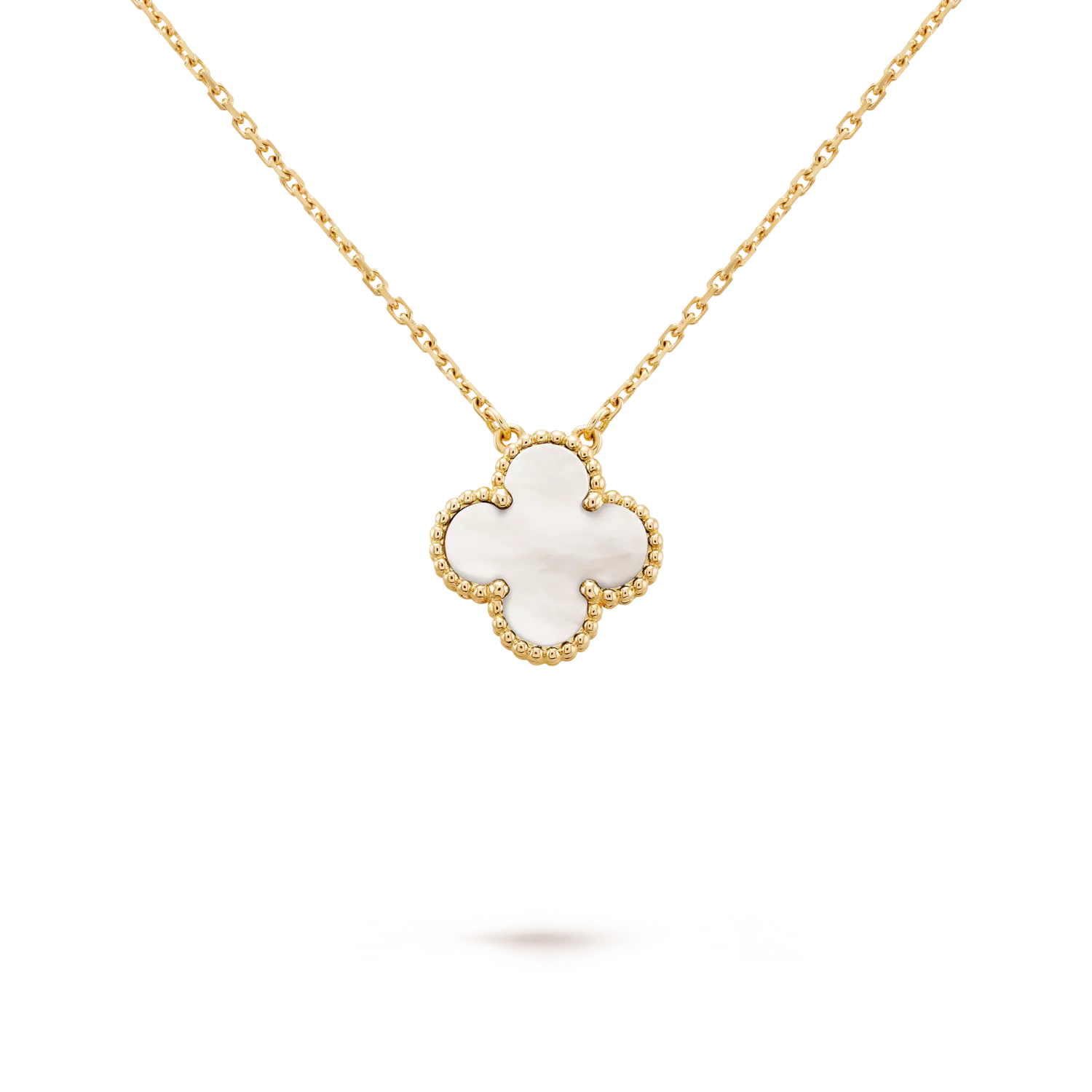 

Кулон Van Cleef & Arpels Vintage Alhambra, 18-ct желтое золото, перламутр