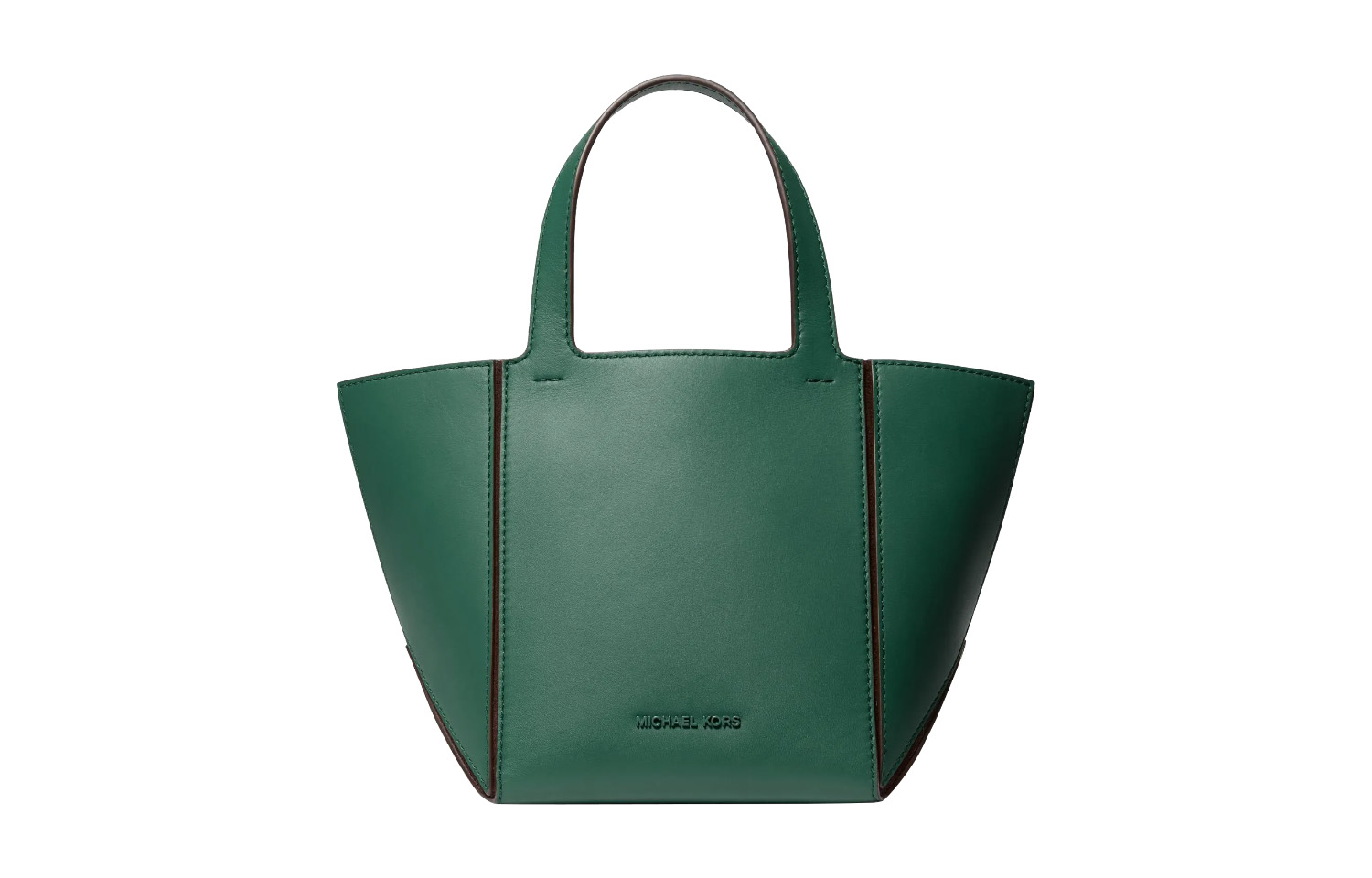 

MICHAEL KORS Кожаная сумка-шоппер малого размера женская оливкового цвета