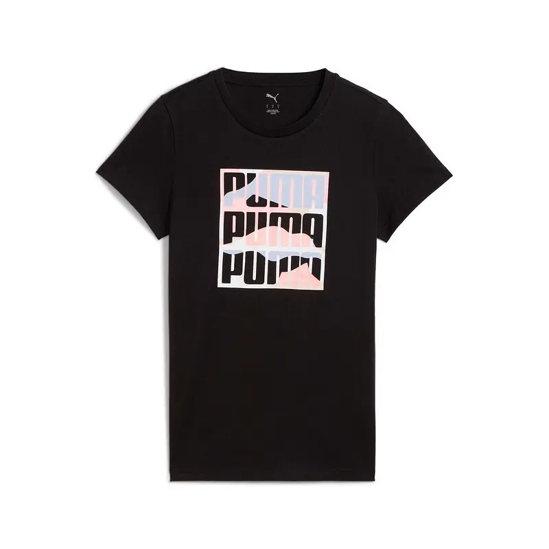 

Графическая футболка с горным принтом для женщин PUMA, черный