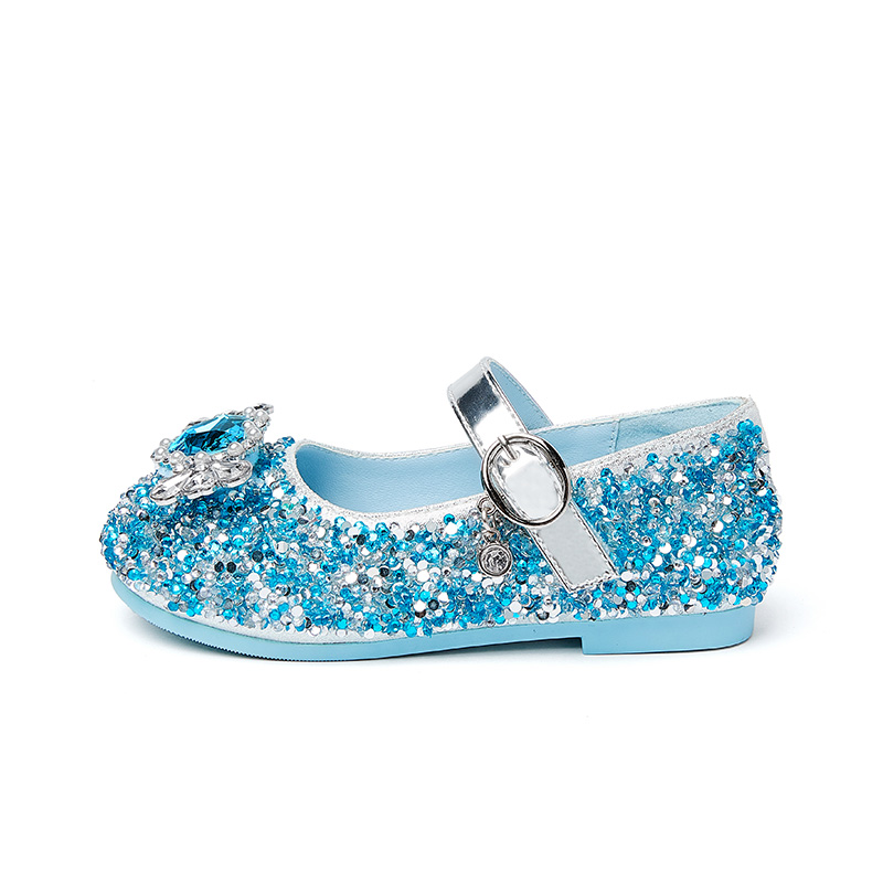 

Лесной джинн серия детские кожаные туфли Kids' Snoffy, синий