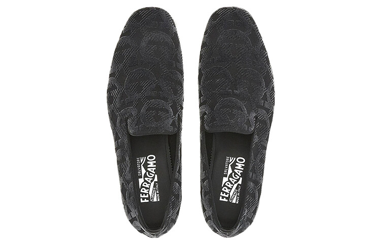 Gancini Men"s Casual Men Low-top Black Ferragamo — фото 3
