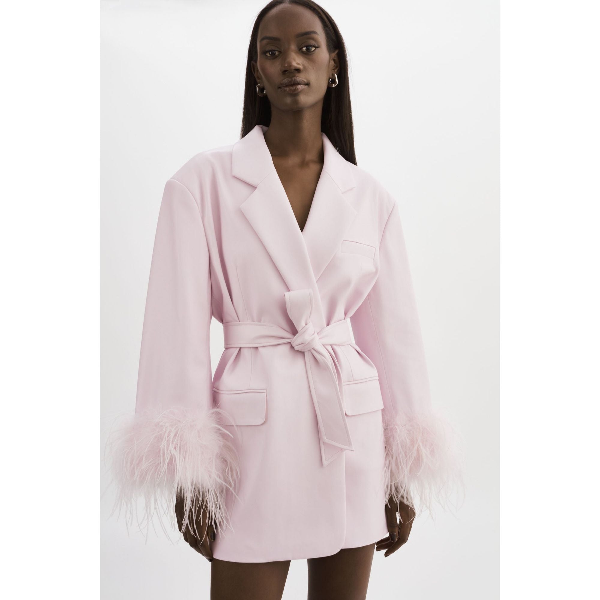 

Галия | Жакет с перьевым декором Lamarque, розовый