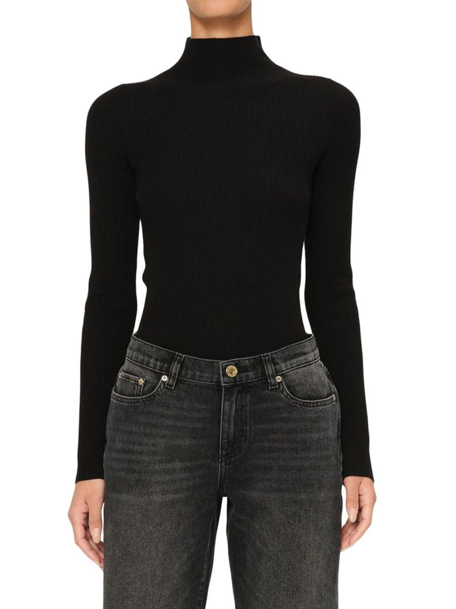 

Водолазка трикотажный топ DL1961 Premium Denim, черный