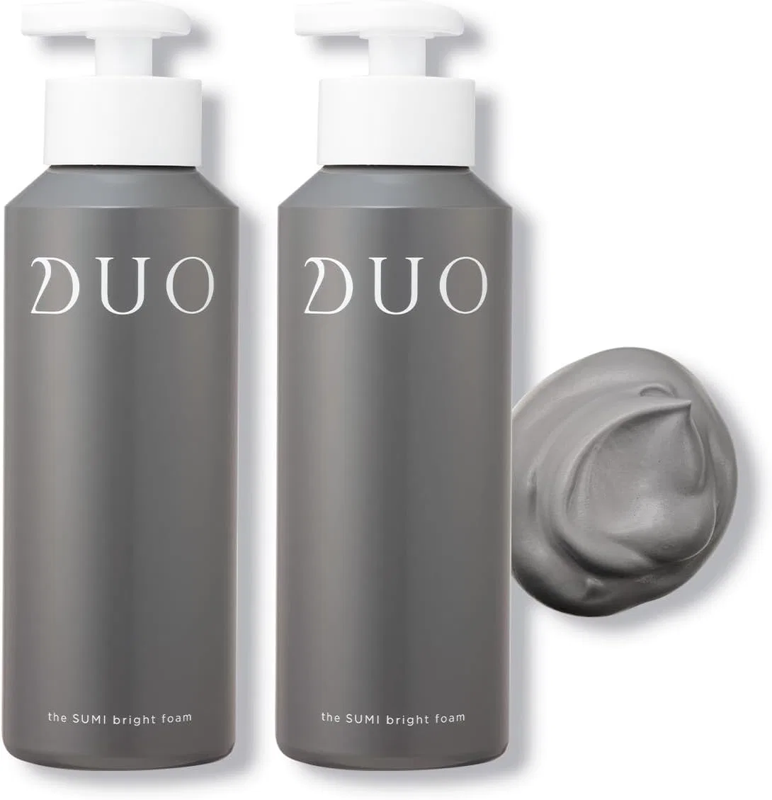 Очищающая пенка DUO The Bright Foam BK, 150 г, набор 2 шт, черный