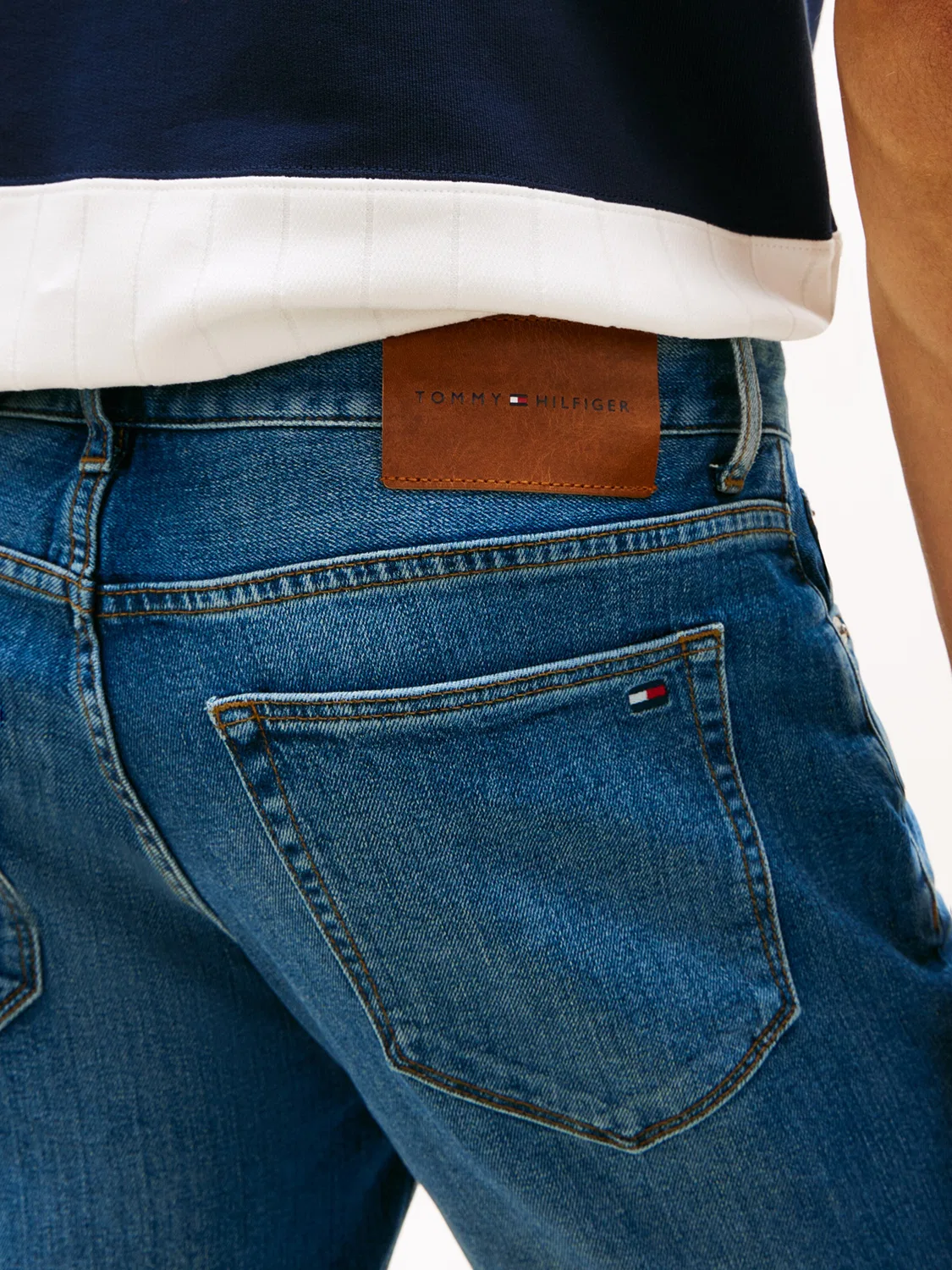 Обычные джинсы 'Дентон' Tommy Hilfiger, Blue Denim — фото 2