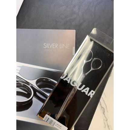 Филировочные ножницы Silver Line CJ 40 Plus для левшей, длина 5,25 дюйма, вес 0,04102 кг Jaguar — фото 2