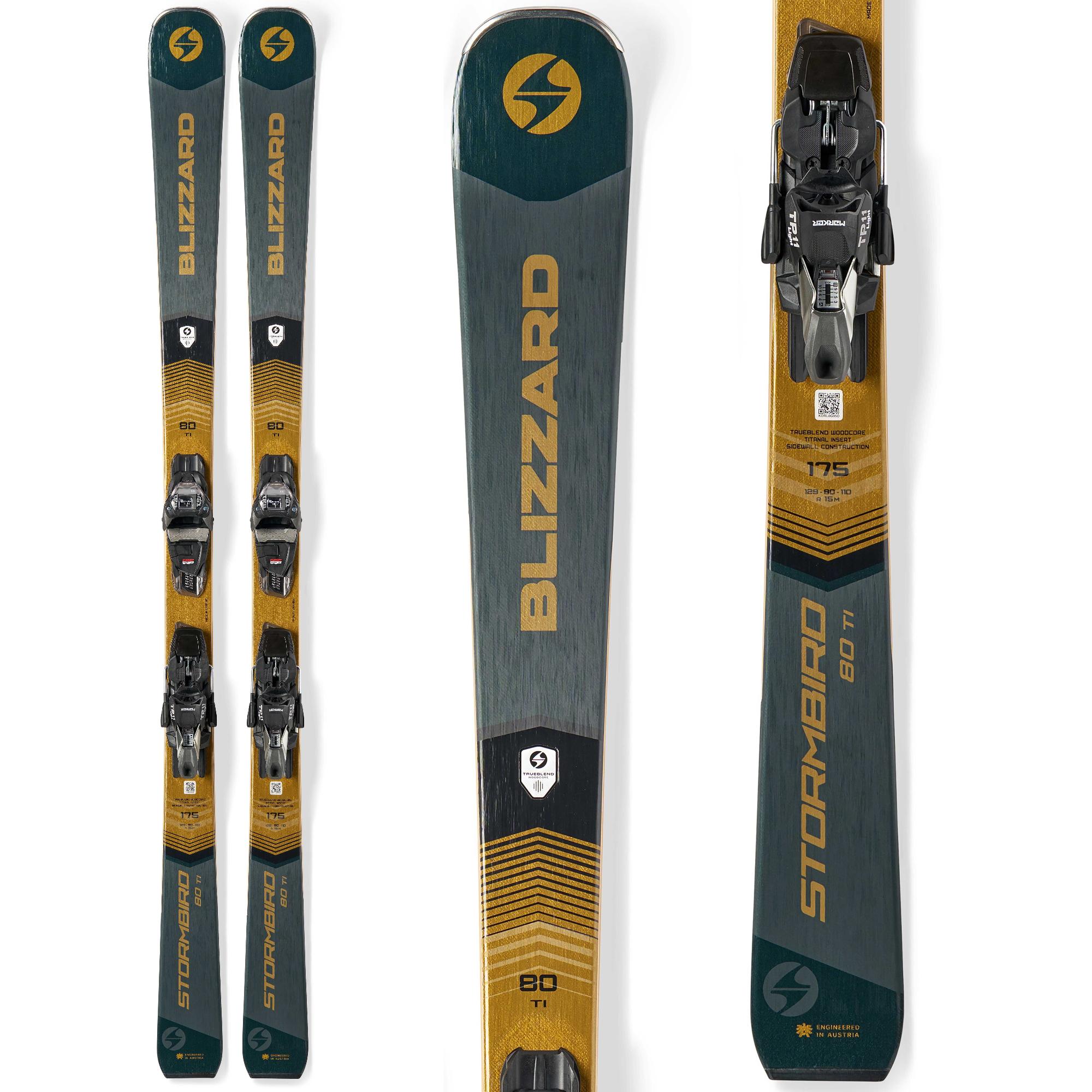 

Мужские лыжи Stormbird 80Ti с креплениями TP 11, модель '26 Blizzard, One Color