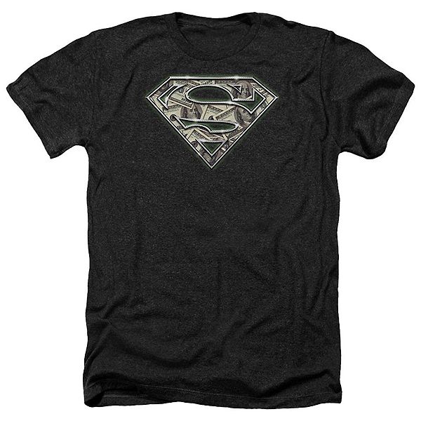 

Футболка adult heather Superman all about the benjamins Licensed Character