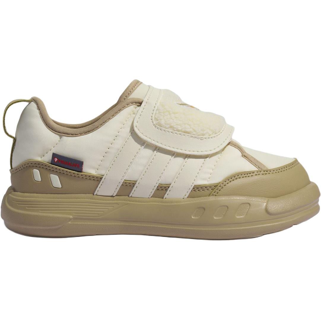 Непромокаемые термоутепленные низкие повседневные кроссовки Kids' Adidas, белый — фото 3