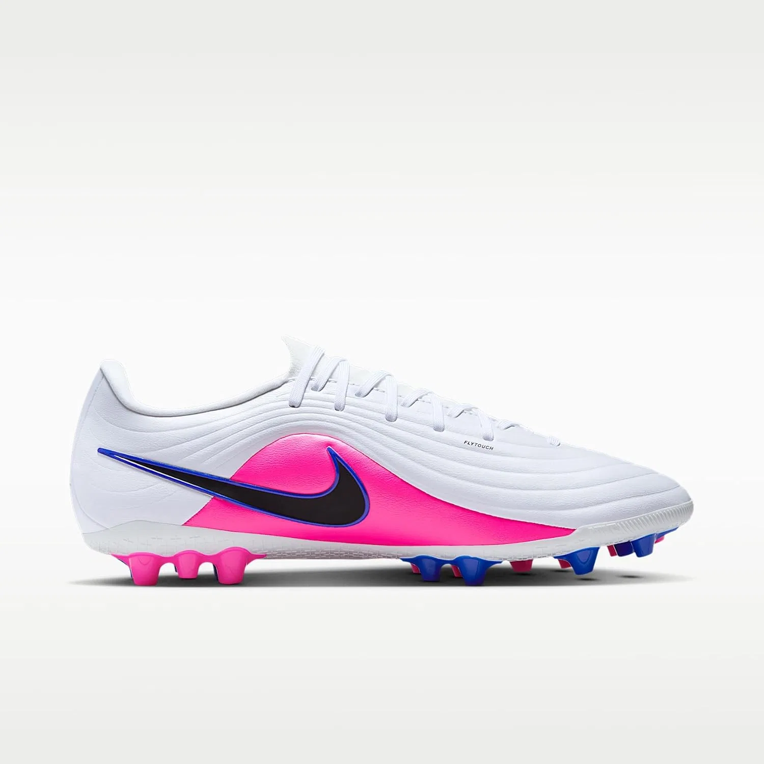 Мужские футбольные кроссовки Nike Tiempo Maestro Academy AgSoccer, White Black Racer Blue Pink Bl — фото 3