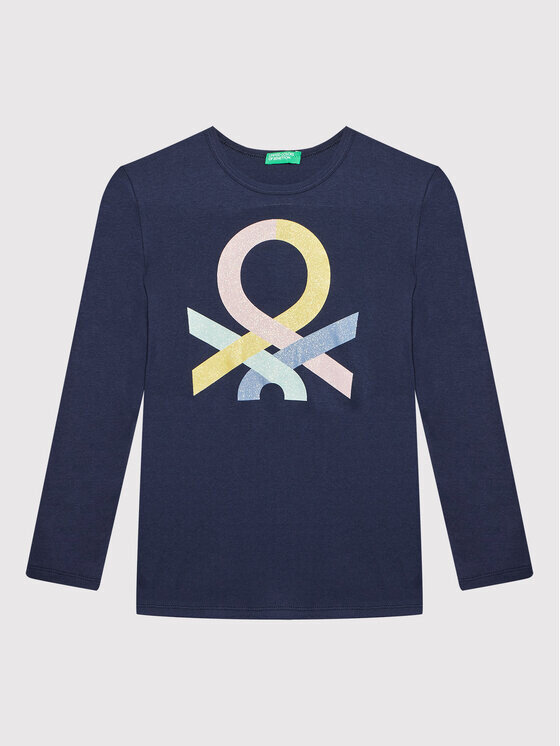 

Блуза стандартного кроя United Colors Of Benetton, синий