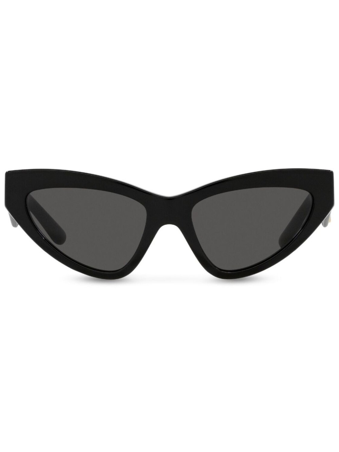 

Dolce & Gabbana Eyewear солнцезащитные очки в оправе 'кошачий глаз' с логотипом, черный