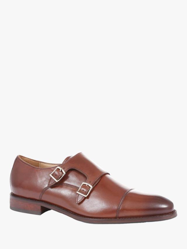Кожаные монашеские туфли натаниэля Jones Bootmaker, цвет Chestnut — фото 3