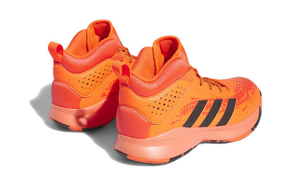 Кроссовки cross em up 5 wide j Adidas, красный — фото 4