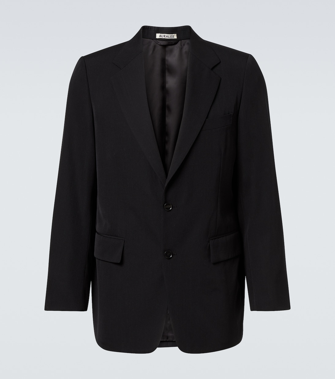 

Пиджак из шерстяного габардина Auralee, черный