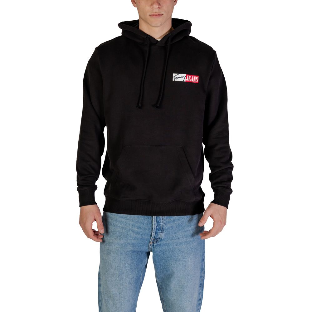 

Черный хлопковый свитер Tommy Jeans