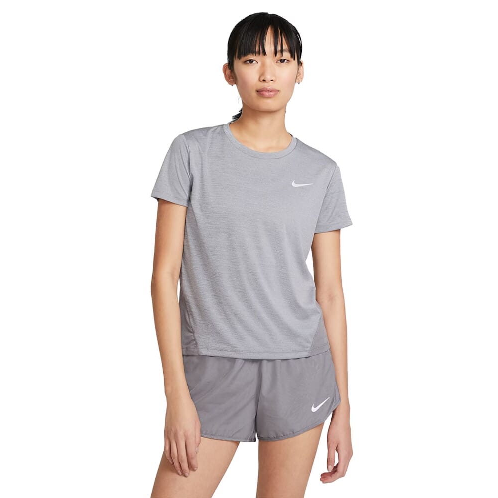 

Футболка Nike Miler серая AJ8121-056 женская, серый