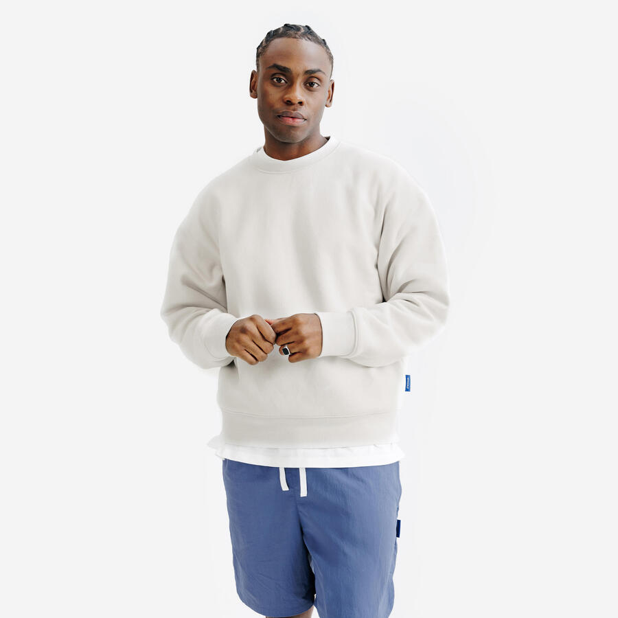 

DECATHLON Мужская толстовка с круглым вырезом - Elementals бежевый