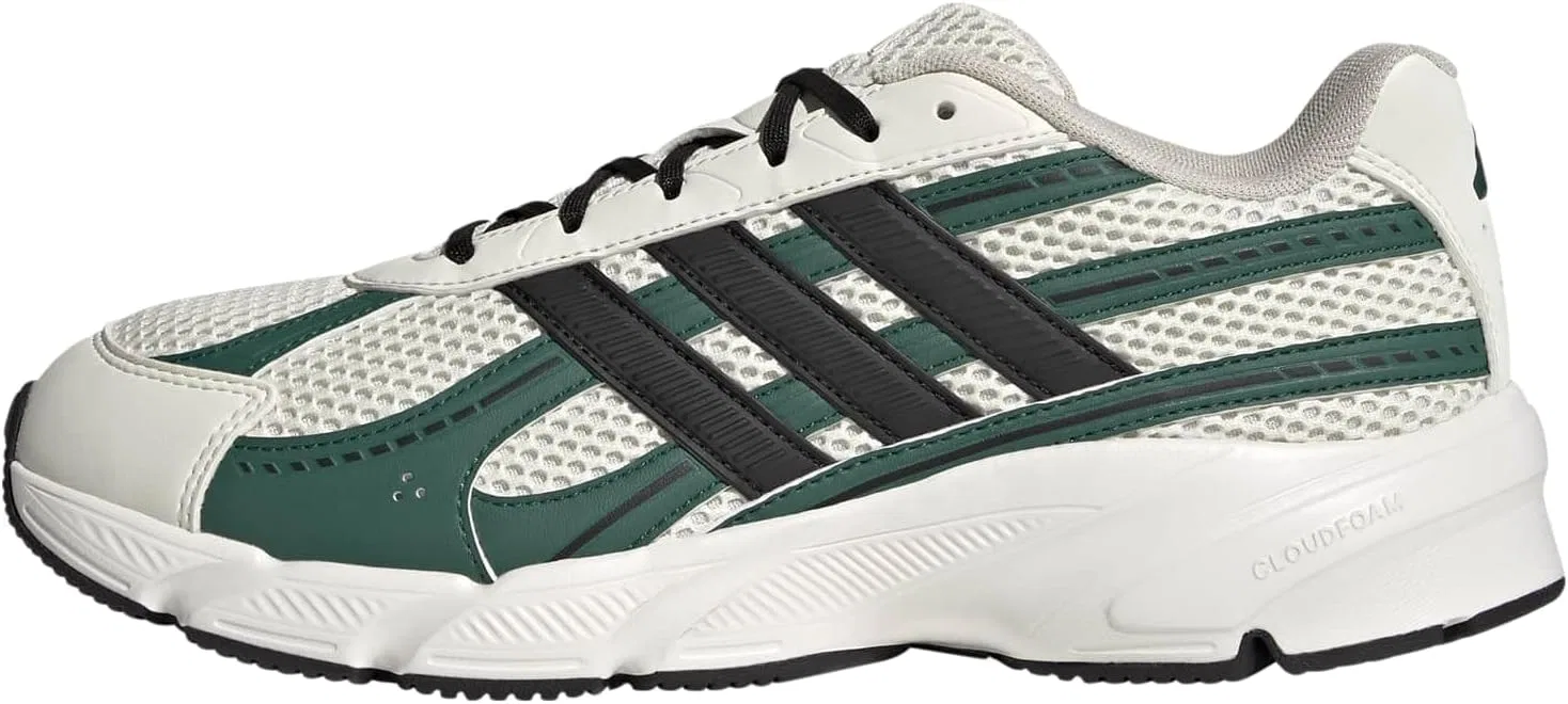 Мужские кроссовки Adidas Technochaos 2000, Off White Core Black Collegiate Green