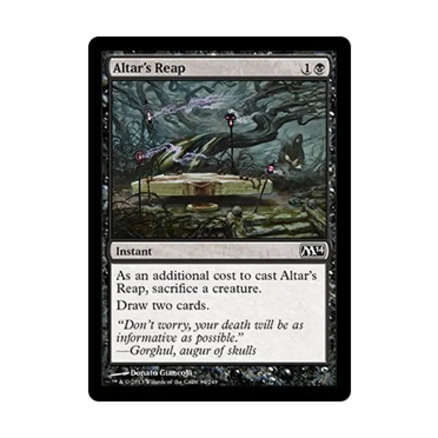 

CCG Жатва Алтаря (клавиша C), MTG - Magic 2014
