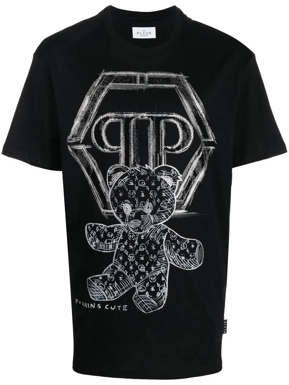 

Футболка Teddy Bear со стразами Philipp Plein, черный