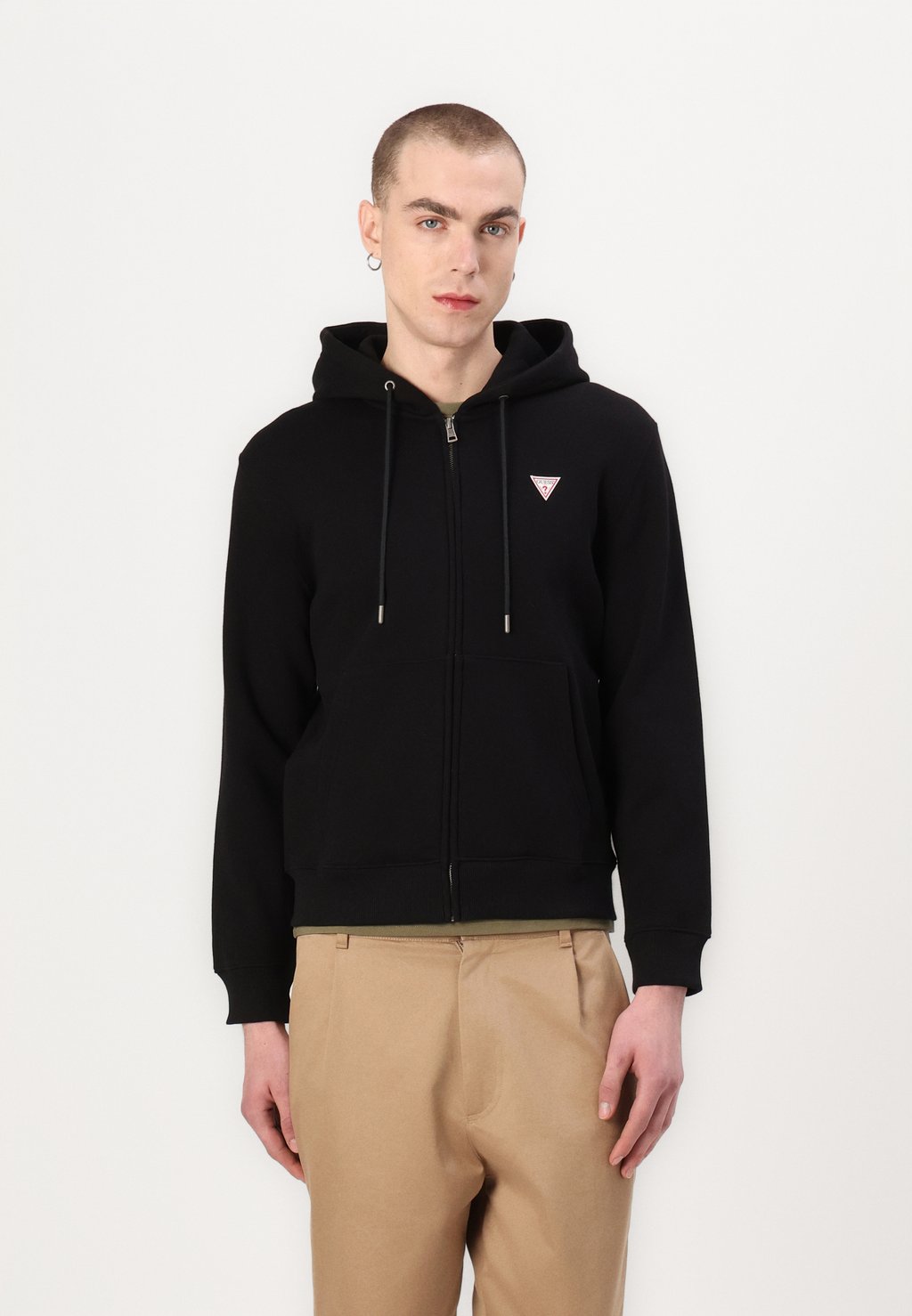 

Толстовка на молнии ZIP HOOD Guess Jeans, черный