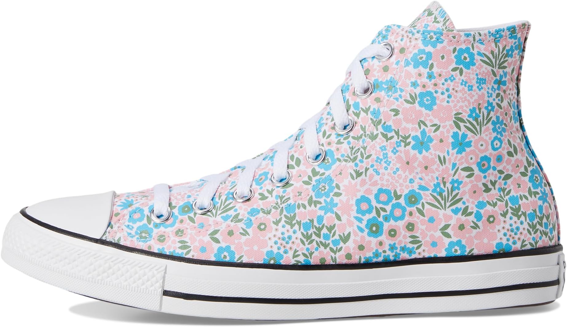 Кроссовки Converse Unisex Chuck Taylor All Star High-Top Sneaker, White/Gnarly Blue — фото 4