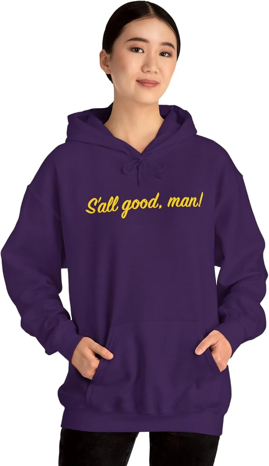 Толстовка с капюшоном унисекс «S'all Good Man Saul», популярная толстовка из сериала, для друзей, повседневной носки, уютного образа GENERIC, фиолетовый