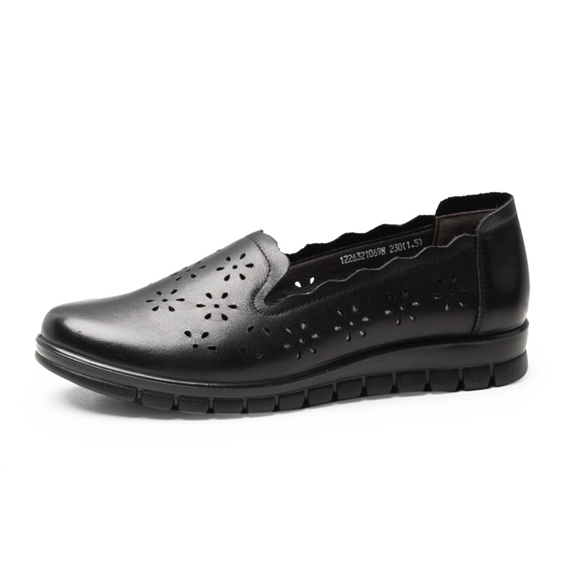 Туфли женские повседневные Women's Casual Shoes Women's Black Aokang