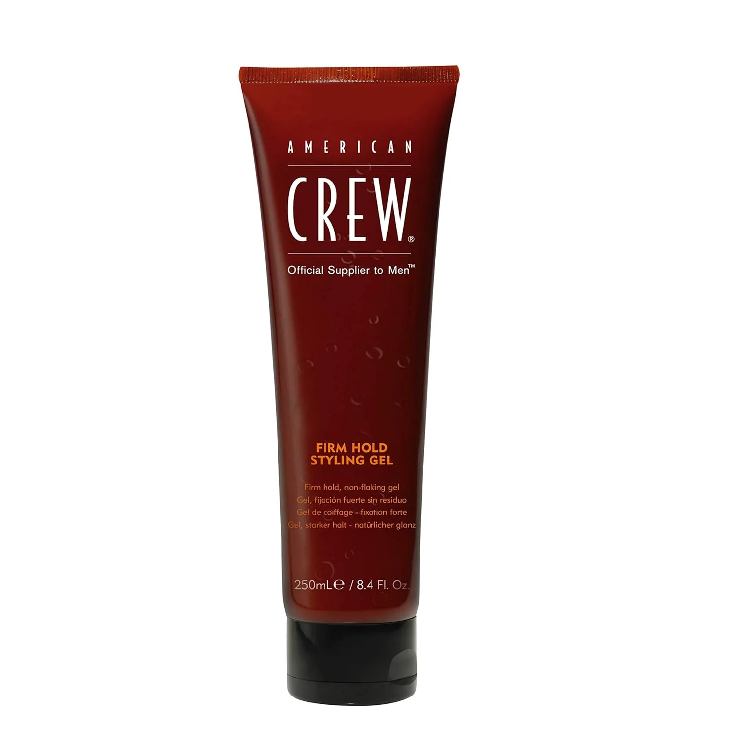AMERICAN CREW Мужской гель для волос Firm Hold, без хлопьев, 250 мл и крем для укладки, средняя фиксация и блеск, 85 г — фото 2