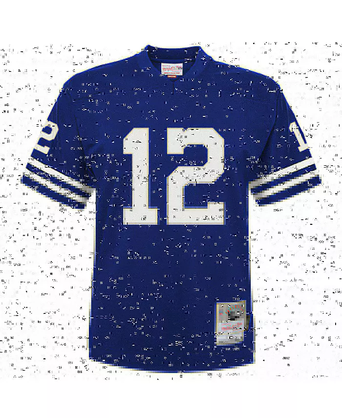 Детская футболка Dallas Cowboys с именем и номером Roger Staubach, синяя, ретро-дизайн 1971 года Mitchell & Ness — фото 3