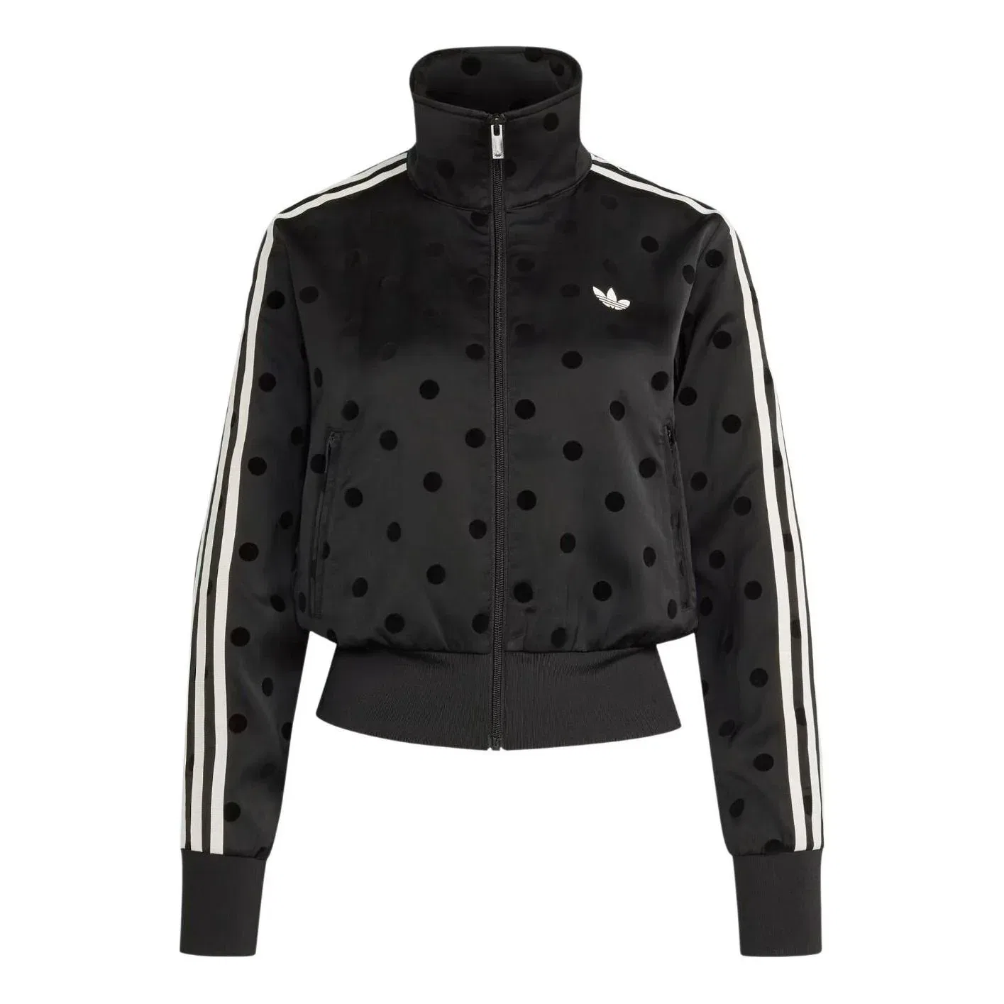 Спортивная куртка Adidas Satin Polka Dots TT Track Jacket 'Black' KV1166, черный