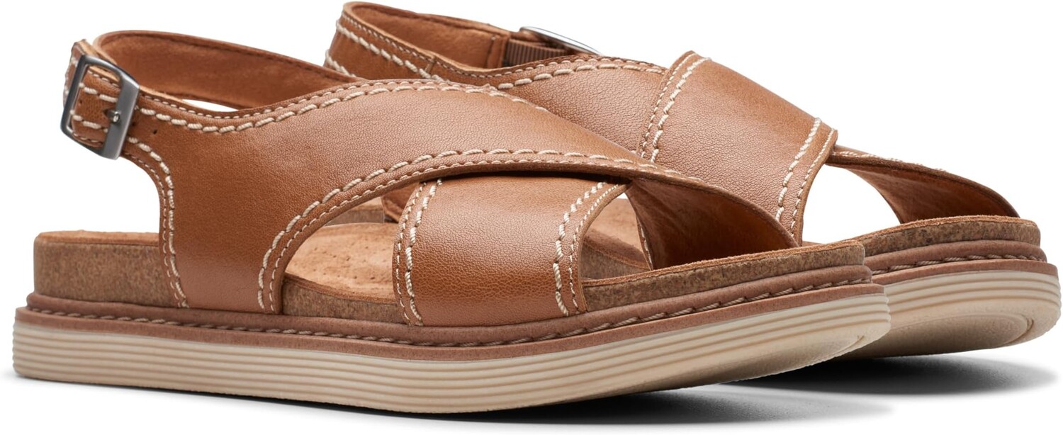 

Сандалии Clarks Arwell Sling, цвет Tan Leather