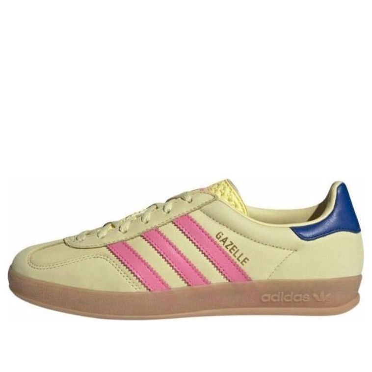 Кроссовки (WMNS) adidas Gazelle Indoor 'Powder Yellow Lucid Pink'