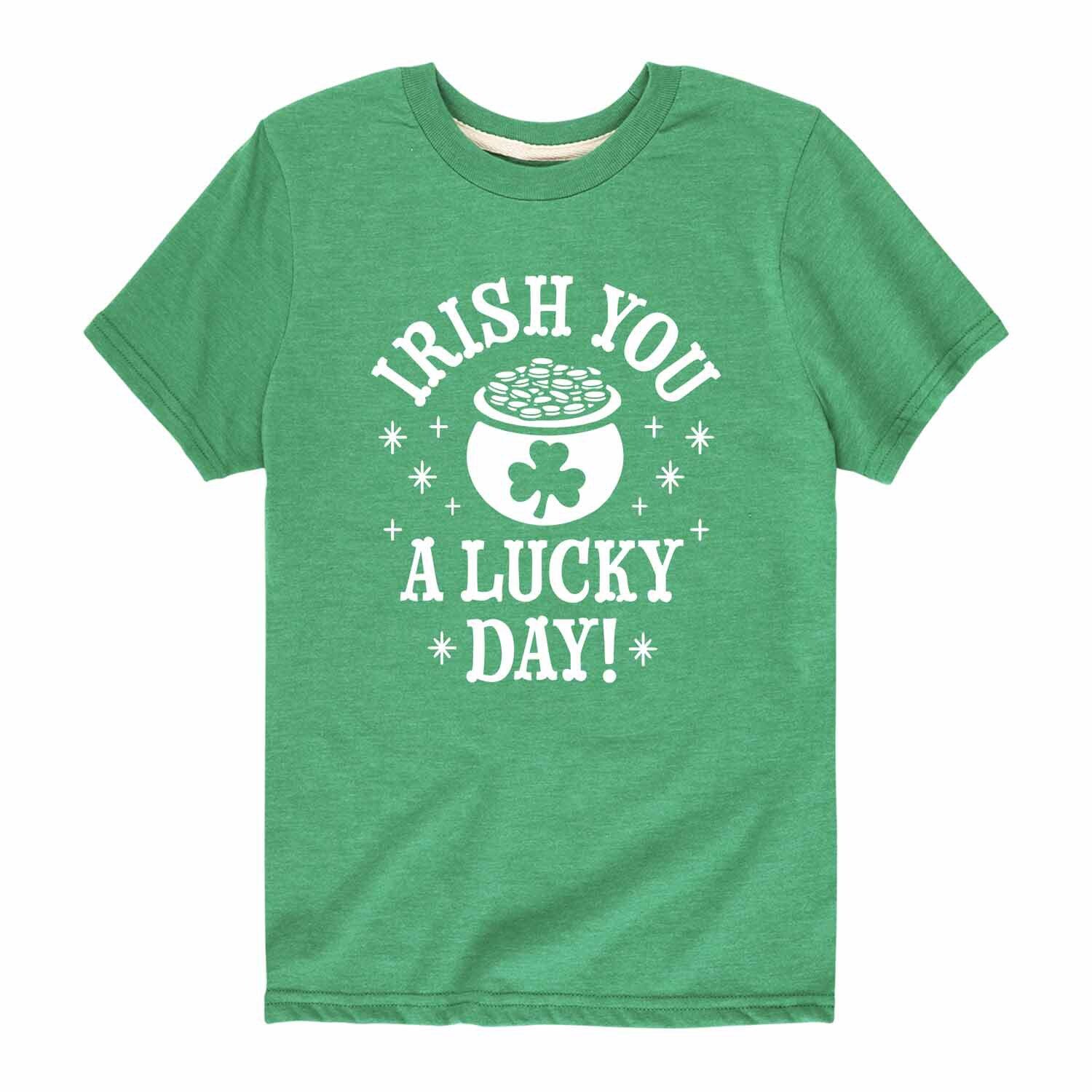 

Футболка Irish You A Lucky Day для мальчиков 8–20 лет с рисунком Licensed Character
