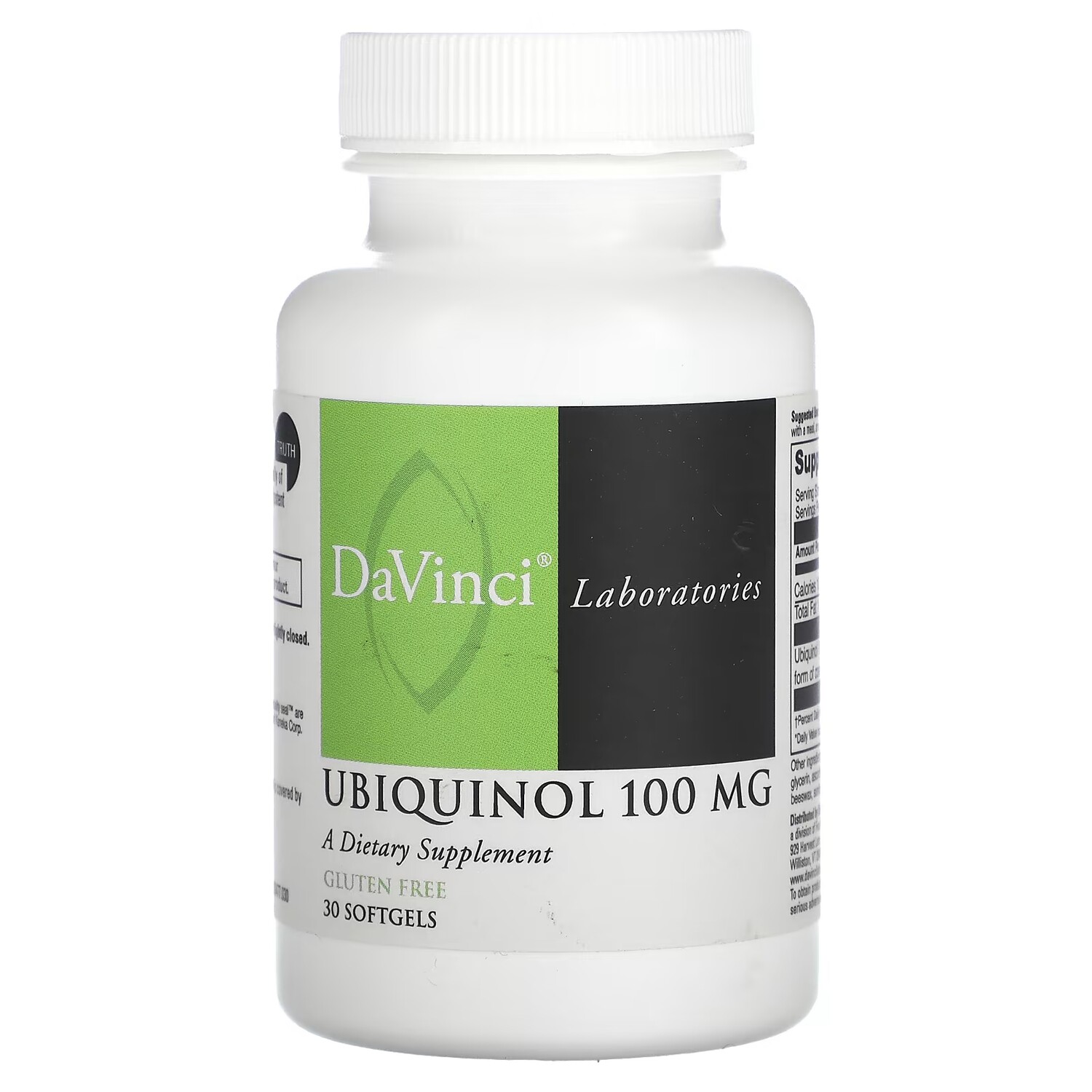 

Убихинол DaVinci Laboratories of Vermont 100 мг, 30 таблеток