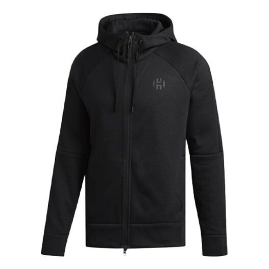 

Куртка adidas Hrdn cml shter Basketball Sports Hooded Jacket Black, черный