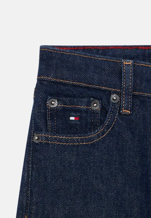 Джинсы свободного кроя с вышивкой флага Tommy Hilfiger, Dark Blue Denim — фото 3