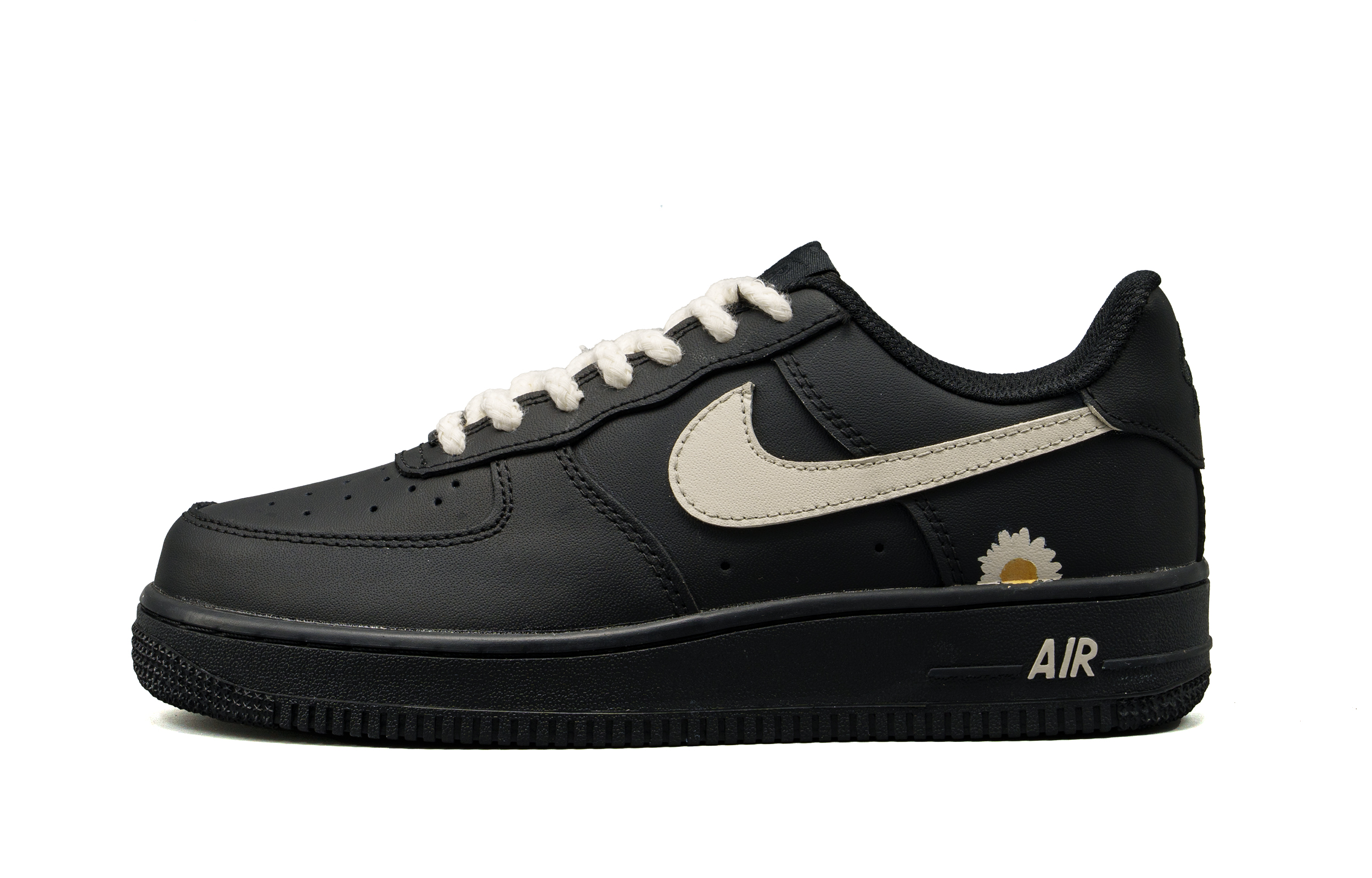 

Nike Кроссовки для скейтбординга Air Force 1 Cushioning Abrasion Resistant Slip Resistant Low top Unisex Black